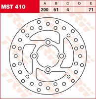 TRW MST vaste remschijf, voor de moto, MST410