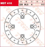 TRW MST vaste remschijf, voor de moto, MST416
