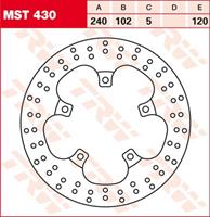 TRW MST vaste remschijf, voor de moto, MST430