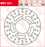 TRW MST vaste remschijf, voor de moto, MST431