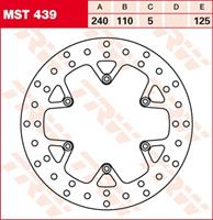 TRW MST vaste remschijf, voor de moto, MST439