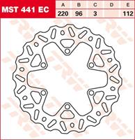 TRW EC off road remschijf, voor de moto, MST441EC