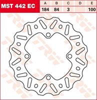 TRW EC off road remschijf, voor de moto, MST442EC