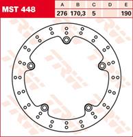 TRW MST vaste remschijf, voor de moto, MST448