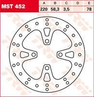 TRW MST vaste remschijf, voor de moto, MST452