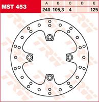 TRW MST vaste remschijf, voor de moto, MST453