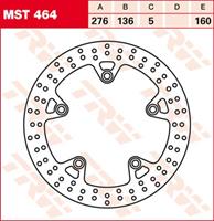 TRW MST vaste remschijf, voor de moto, MST464