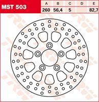 TRW MST vaste remschijf, voor de moto, MST503