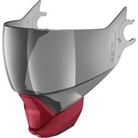 SHARK Vizier VZ170 Licht getint TE50 AS/AF (anti-damp), Vizieren, Mat rood RMA