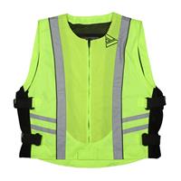 MODEKA Basic Mesh, Fluohesje voor op de moto, Fluo Geel