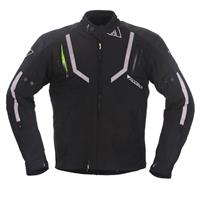 Eloy, Textiel motorjas heren, Zwart
