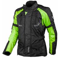 Taylor, Textiel motorjas heren, Zwart Fluogeel
