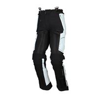 Khao Air pants, Doorwaai motorbroek heren, Zwart-Licht Grijs