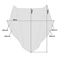 GIVI Windscherm excl. montagekit, moto en scooter, 1176A