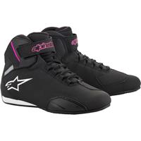 Alpinestars Stella Sektor Shoes, Motorschoenen, Zwart-Fuchsia