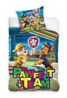 Carbotex dekbedovertrek Paw Patrol 140 x 200 cm/70 cm blauw