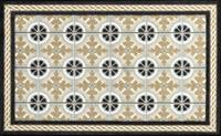 wash+dry by Kleen-Tex Vloerkleed Kitchen Tiles antislip, geschikt voor binnen en buiten, wasbaar