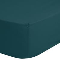 Good Morning Hoeslaken jersey 140x200 cm petrolkleurig