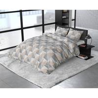 Dreamhouse Dekbedovertrek Bendos Grey-2-persoons (200 x 200/220 cm)