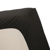 Ambiante Hoeslaken Katoen Black-2-persoons (140x200 cm)