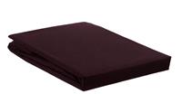 Ambiante Hoeslaken Katoen Dark Red-Lits-jumeaux (160x200 cm)