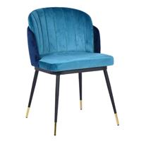 Kare Design Eetkamerstoel Hojas Blue