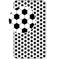 SlaapTextiel Voetbal Hoeslaken Corner - Eenpersoons - 90 x 200 cm
