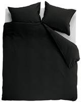 Ambiante Dekbedovertrek Uni Cotton Black-2-persoons (200 x 200/220 cm)