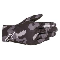 Youth Reef Gloves, Kinder motorhandschoenen, Zwart-Grijs-Camo