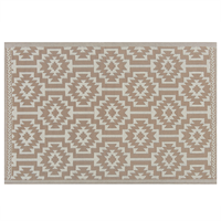 Beliani Outdoor vloerkleed beige 120 x 180 cm KARNAL