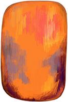 Moooi Carpets Scribble Yellow - 200x300 cm Rond Vloerkleed