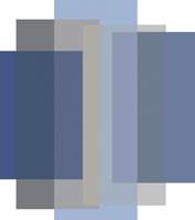 Moooi Carpets Blended 5 Colours Cloudy Blue - 223x250 cm