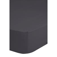Good Morning Hoeslaken Jersey 200 X 220 Cm Katoen Antraciet