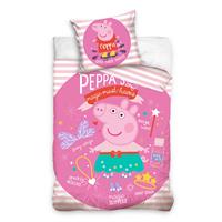 Peppa Pig Dekbedovertrek Magic Musthaves - Roze - 1-persoons 140x200 Cm
