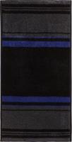 REDBEST Handtuch Grafik Frottier, Jacquard blau Gr. 50 x 100
