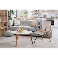 Hearthome & Living | Set van 2 eetkamerstoelen Jules armleuning