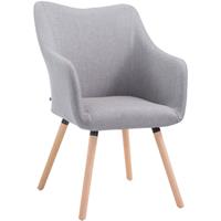 CLP Besucherstuhl McCoy V2 Stoff-grau-Natura