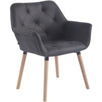 CLP Esszimmerstuhl Cassidy Vintage Kunstleder-schwarz-Natura