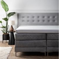 Presence Topper Hoeslaken Satijn - Wit 140 x 200 cm