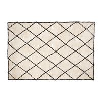 Xenos Vloerkleed berber - naturel/zwart - 120x180 cm