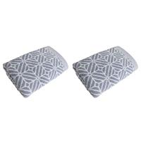 Framsohn home24 Handtücher Design Jacquard I (2er-Set)
