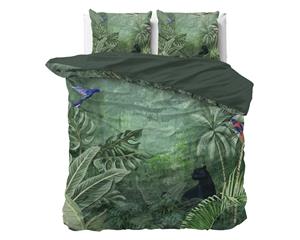 Sleeptime Dekbedovertrek Jisoo - green 240x200/220cm