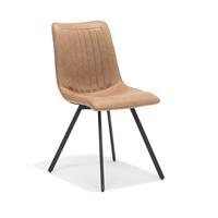 Stoel Thijs Cognac - Set van 4