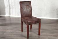 Eetkamerstoel Genua Coffee Vintage Look - 22207