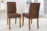 Eetkamerstoel Genua light Coffee Vintage Look - 35254