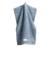 Gant Gästetuch, Organic Premium Towel - 30x50 cm, Frottee Gästehandtücher blau