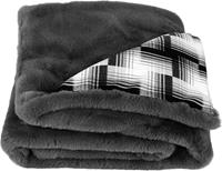 Star Home Textil Deken Amala met zacht ruitmotief