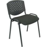 PIQUERAS Y CRESPO Pack 4 Petrola aran schwarze Stühle