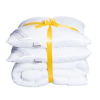 Silver Star Beddengoed pakket: 2 Hoofdkussens + All Season Dekbed - 140 x 200 cm