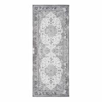 House Nordic Moderne zwart/witte ''Havana'' vloerkleed hal - L80xB200xH1 cm